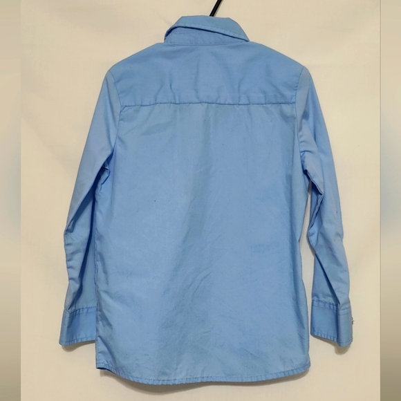 Wonder Nation Boy's Button Down Shirt - Light Blue - Size 5 - Picture 2 of 3